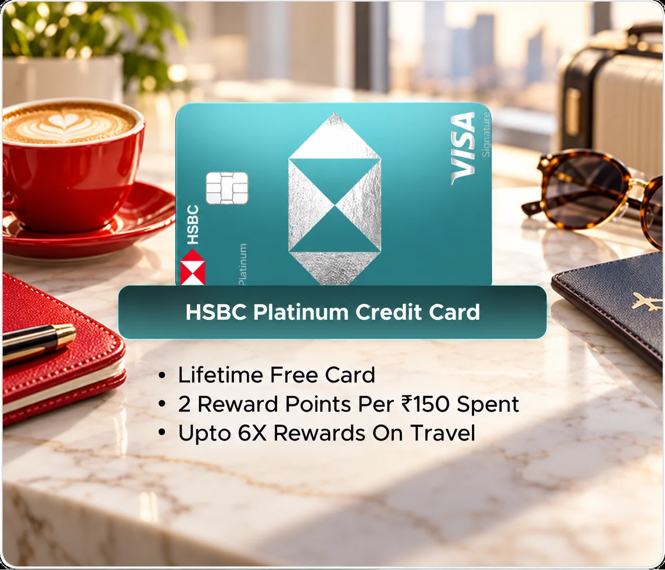 HSBC Platinum Credit Card promotional card visual