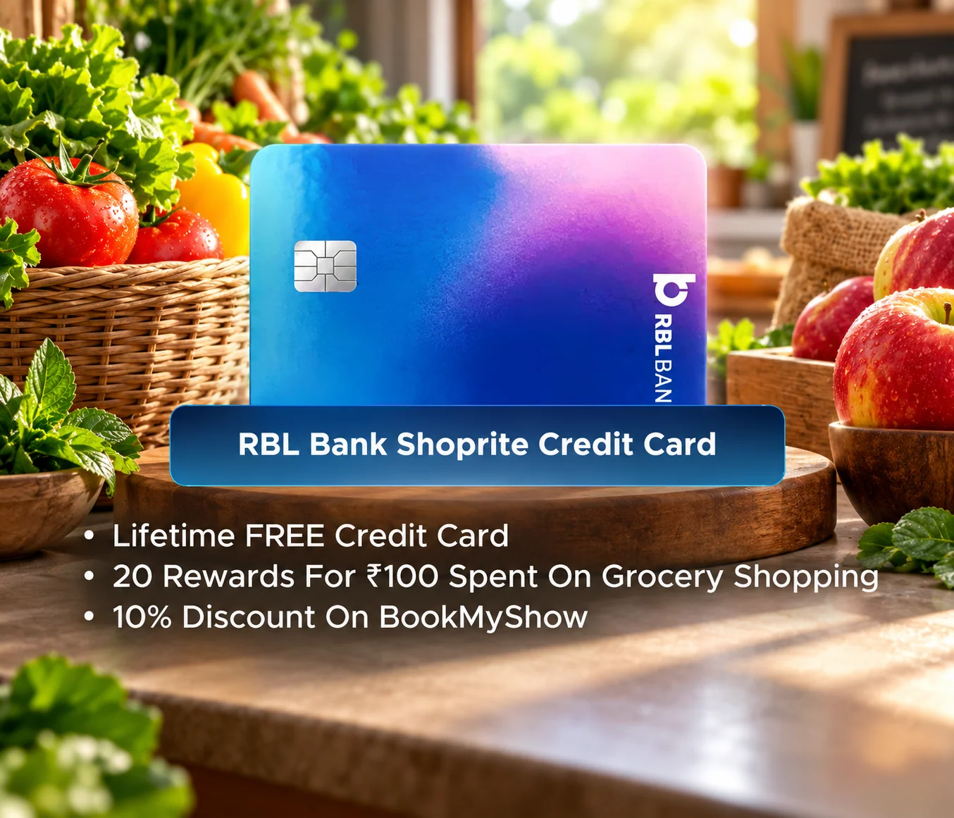 RBL Bank Shoprite Credit Card promotional card visual