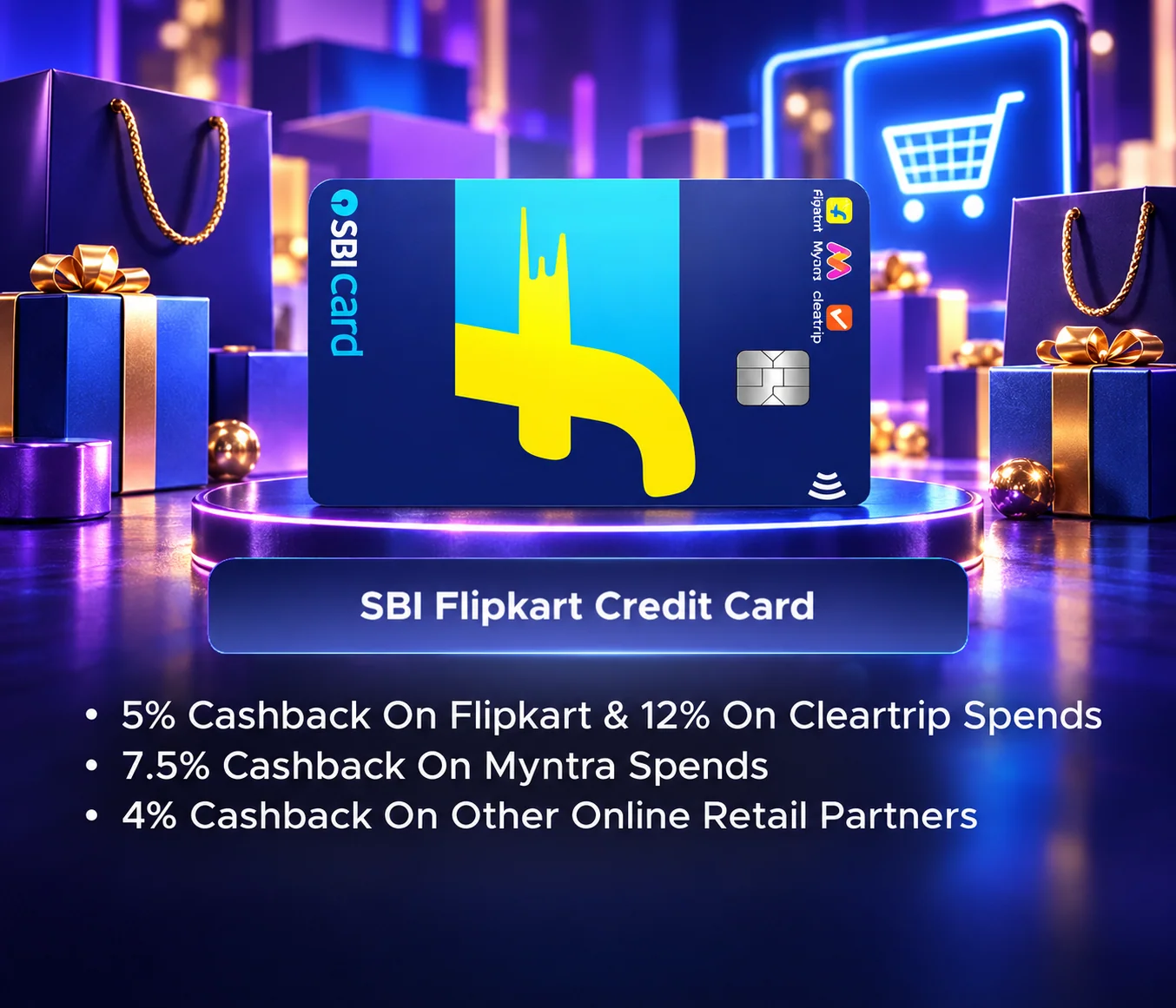 SBI Flipkart Credit Card promotional card visual
