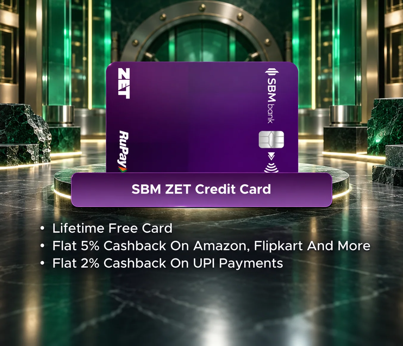 SBM ZET Credit Card promotional card visual
